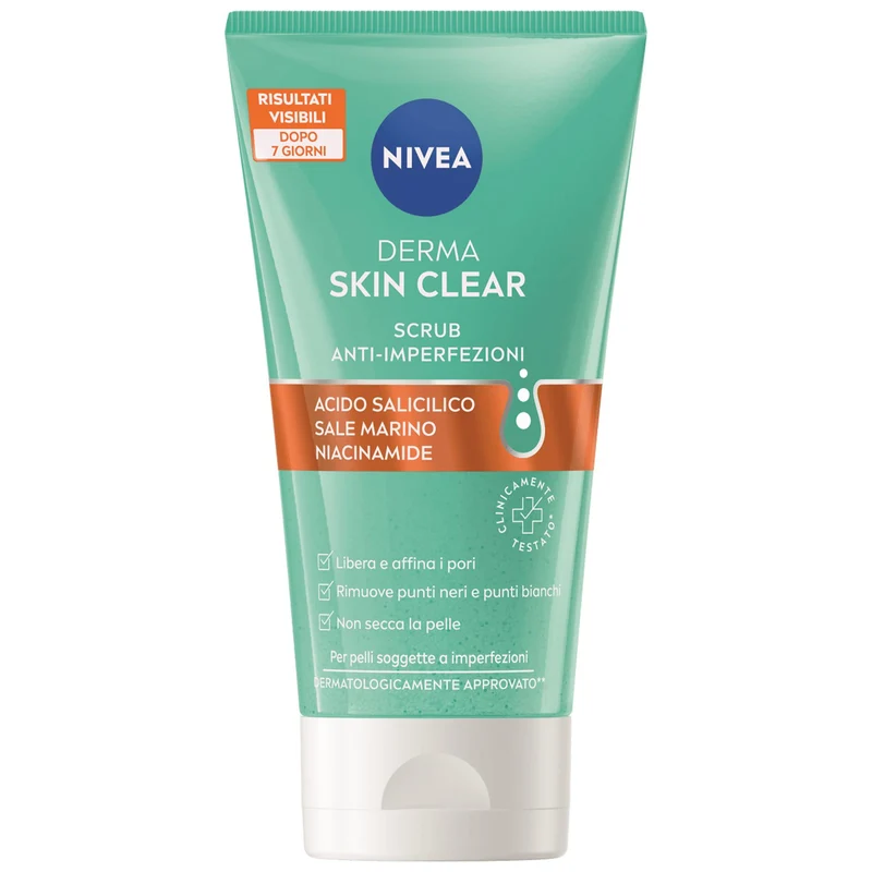 Nivea Derma Skin Clear Scrub Anti Imperfezioni - 150ml