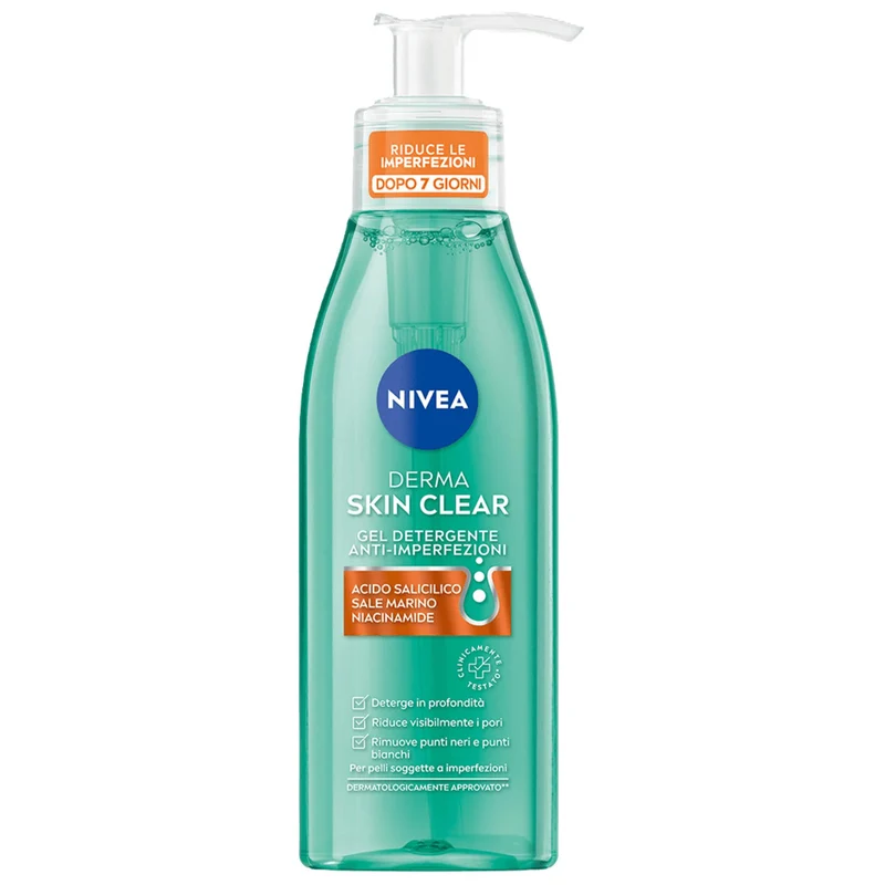 Nivea Derma Skin Clear Gel Detergente Anti Imperfezioni - 150ml
