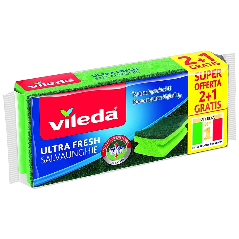Vileda Spugna Ultra Fresh Salvaunghie - 3pz