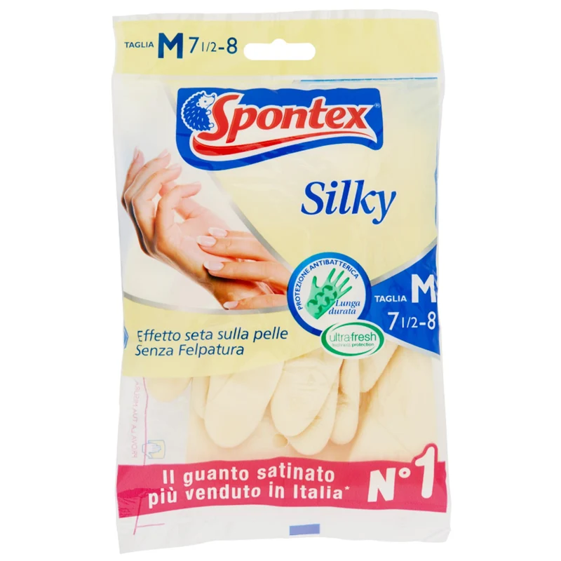 Spontex Guanti Silky in Lattice - Misura S