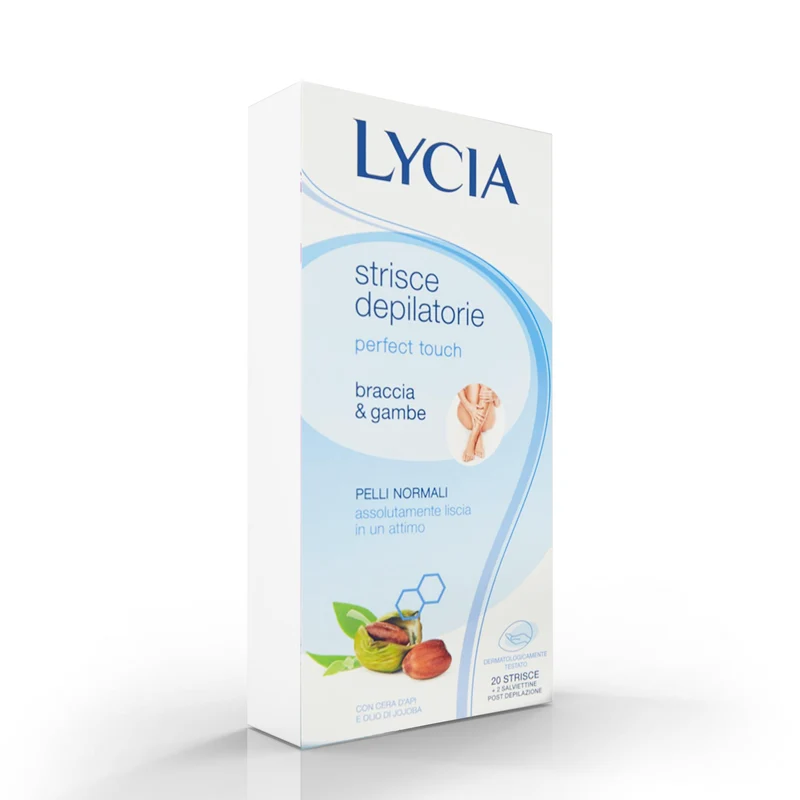 Lycia Strisce Depilatorie Perfect Touch Braccia e Gambe Normali - 20pz