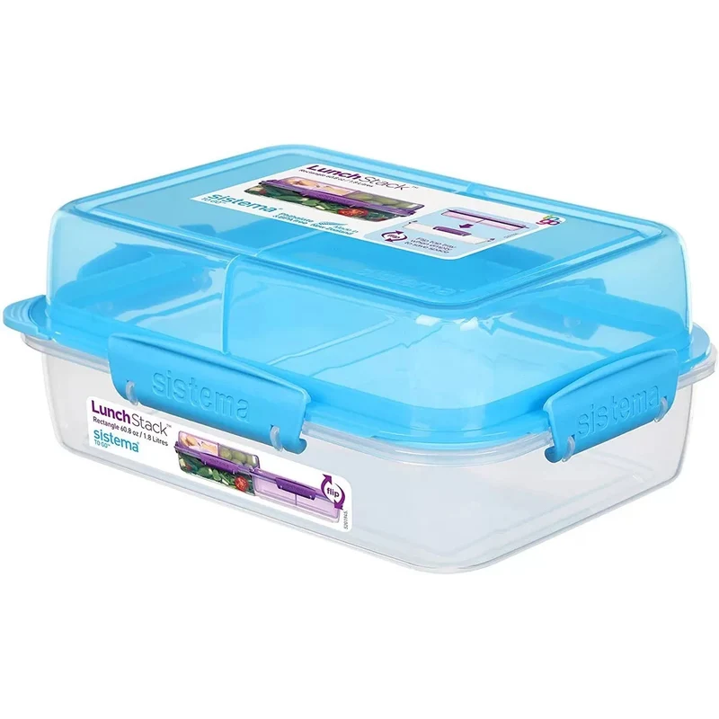 Sistema® P/Pranzo Pp To Go 3P Stack 1,8 L
