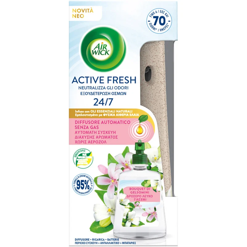 Air Wick Active fresh Ricarica Gelsomino