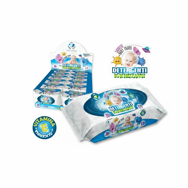 Setablu Salviette Baby Travel Igienizzante 20Pz