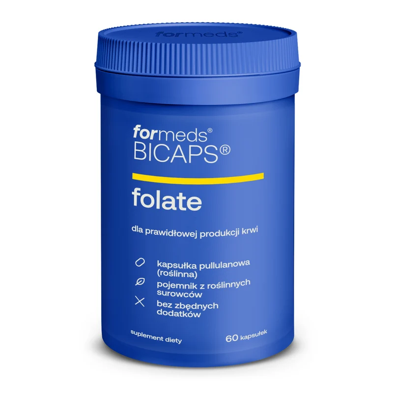 Bicaps Folat 290.5mg 60 Portionen 60 Kapseln ForMeds