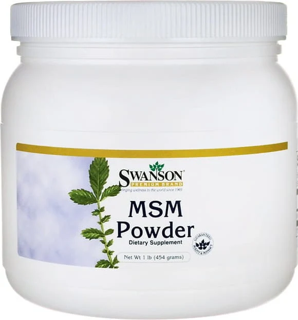 MSM Bio-Schwefelpulver 500mg 454g SWANSON