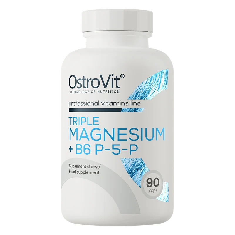 OSTROVIT Dreifach-Magnesium + B6 P-5-P (90 Kapseln)