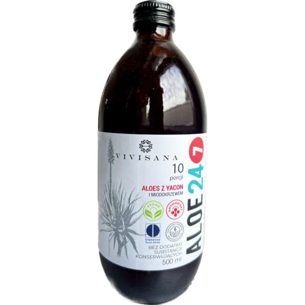 VIVISANA Aloe Vera Saft 24/7 Geißblatt 500 ml