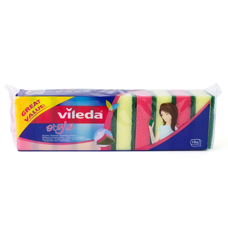 Vileda Spugna abrasiva 10pz