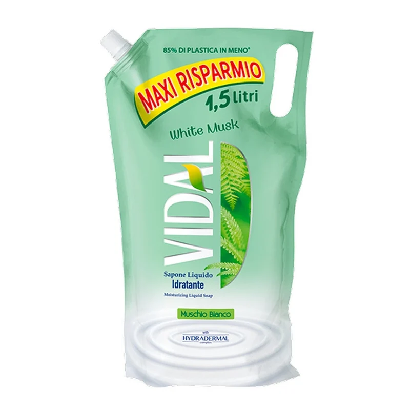 Vidal Sapone Liquido Muschio Bianco Lt15