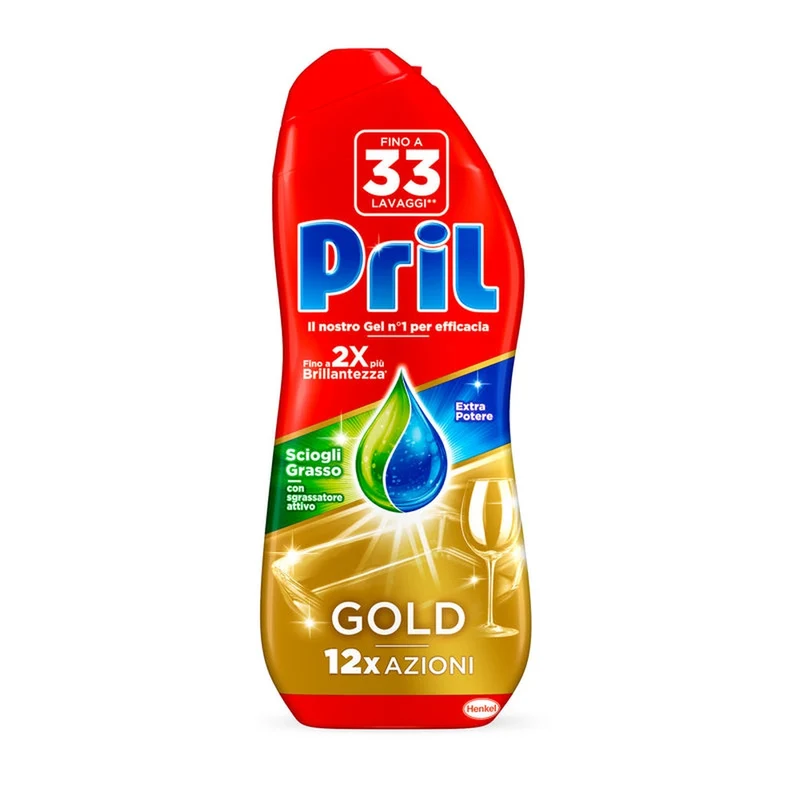 Pril Gold Gel Lavastoviglie Sgrassatore Lv33