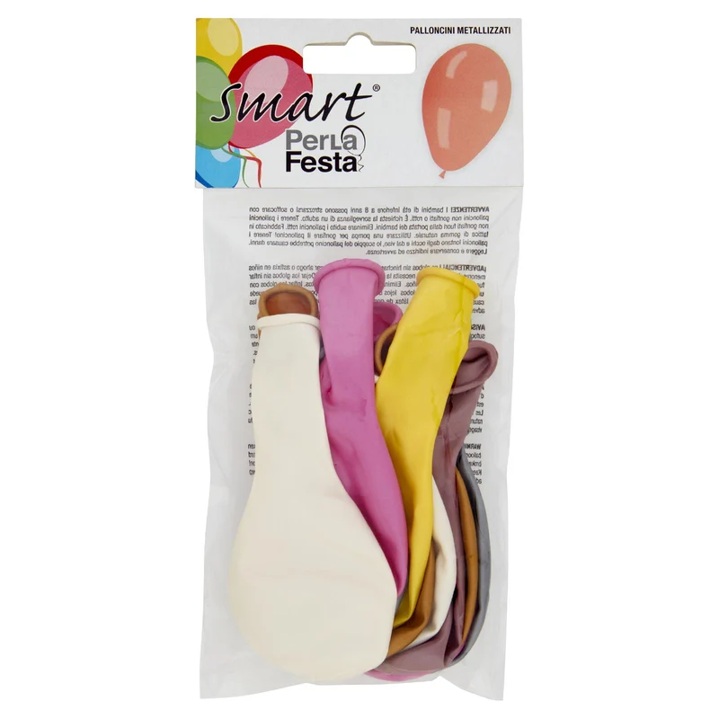 Smart PerLa Festa Palloncini Metallizzati 10 pz