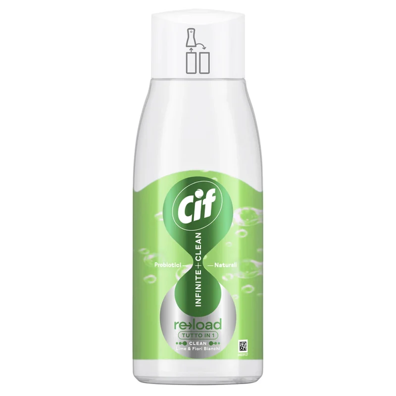 Cif Infinite Clean Ricarica 590ml - Lime e Fiori Bianchi