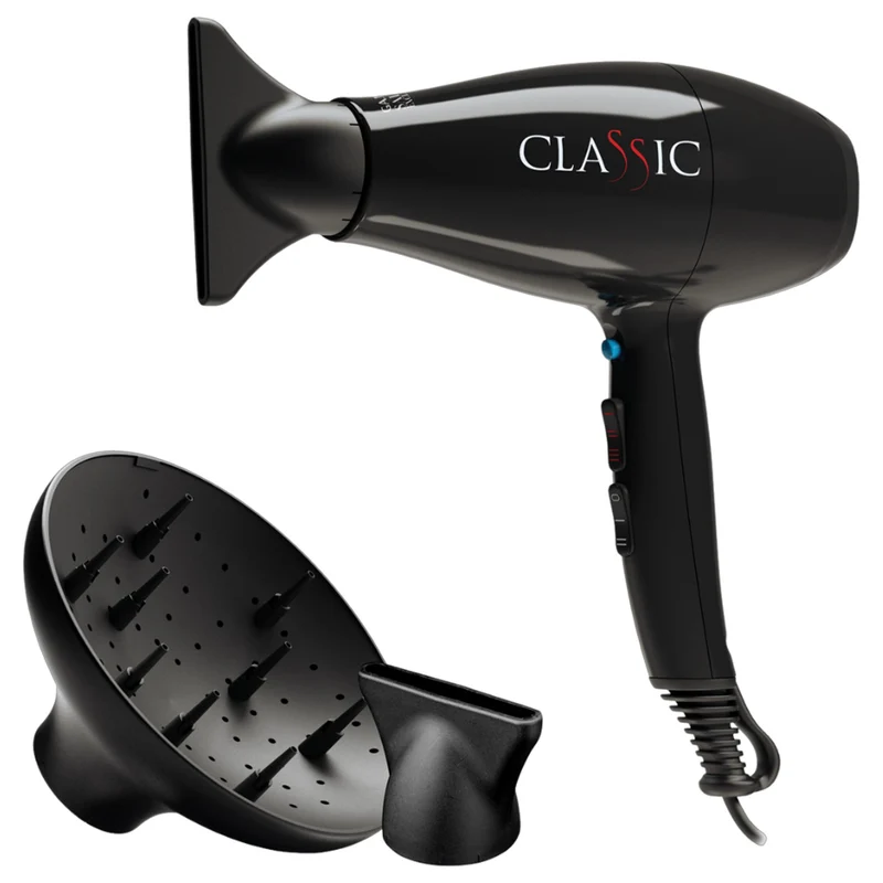 Gama Asciugacapelli Classic Ion Plus 2200W - Nero