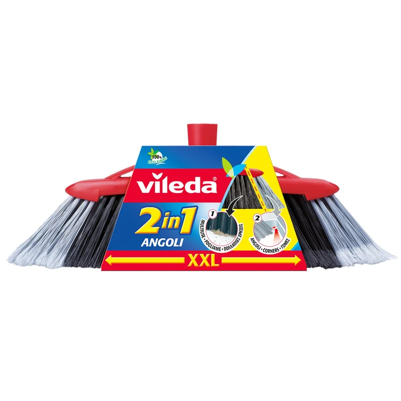 Vileda Scopa 2in1 Doppio Angolo
