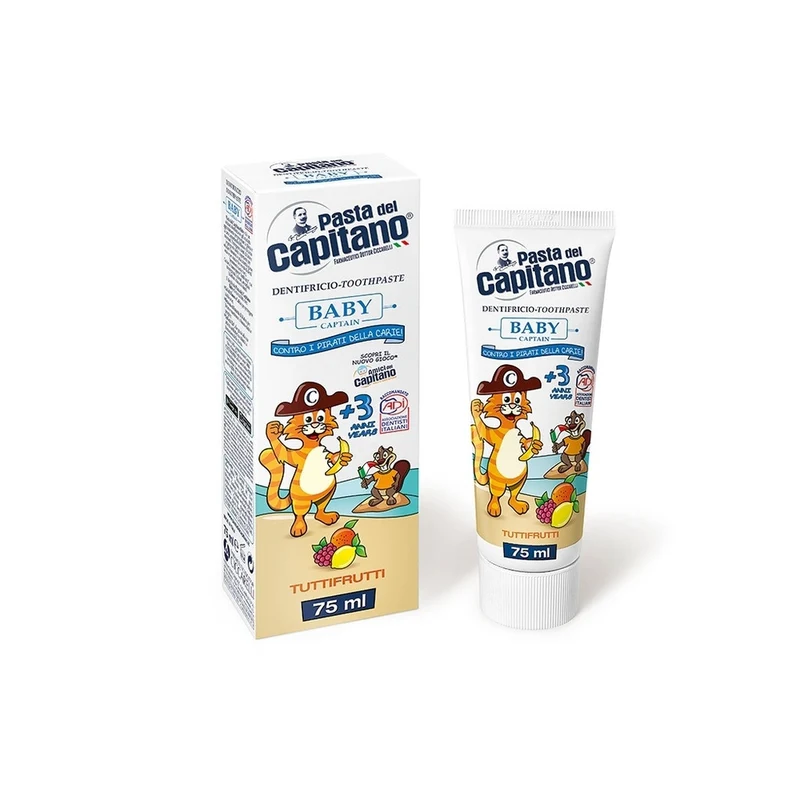 Capitano Dentifricio Baby 75Ml Tutti Frutti