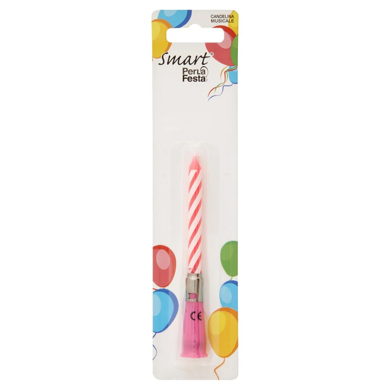 Smart PerLa Festa Candelina Musicale rosa 1 pz