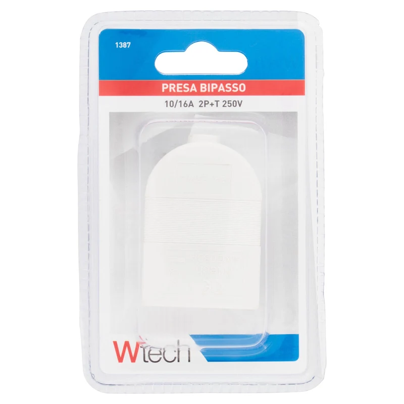 Wtech Presa Bipasso 10/16A 2P+T 250V