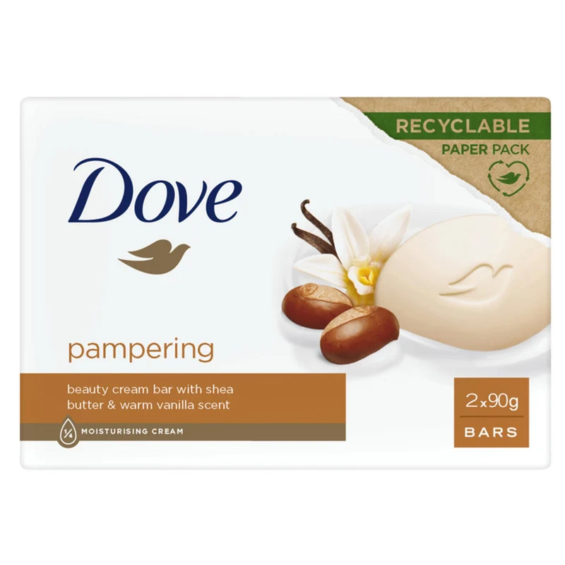 Dove Sapone Duro Karite e Vaniglia - 2x90gr