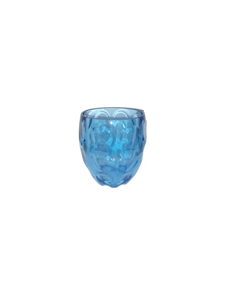 Fratelli Guzzini Spa - Bicchiere Basso Bubbles Blu - 11055666
