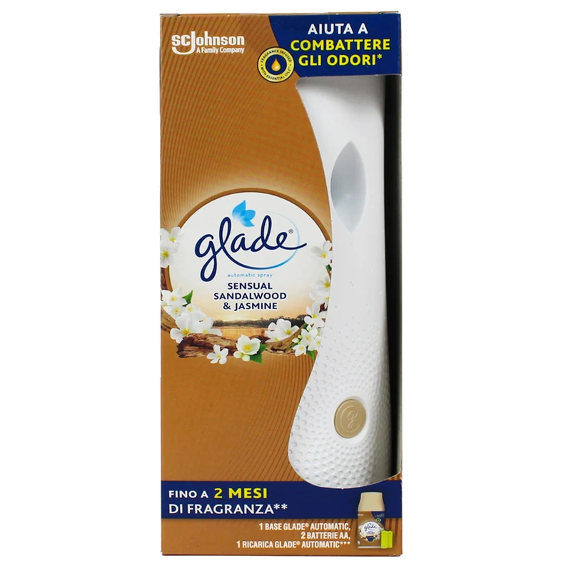 Glade Automatic Spray Diffusore e Ricarica - Sandalwood e Jasmine