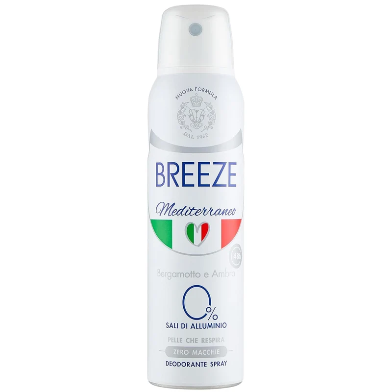 Breeze Deodorante Spray 150ml - Mediterraneo