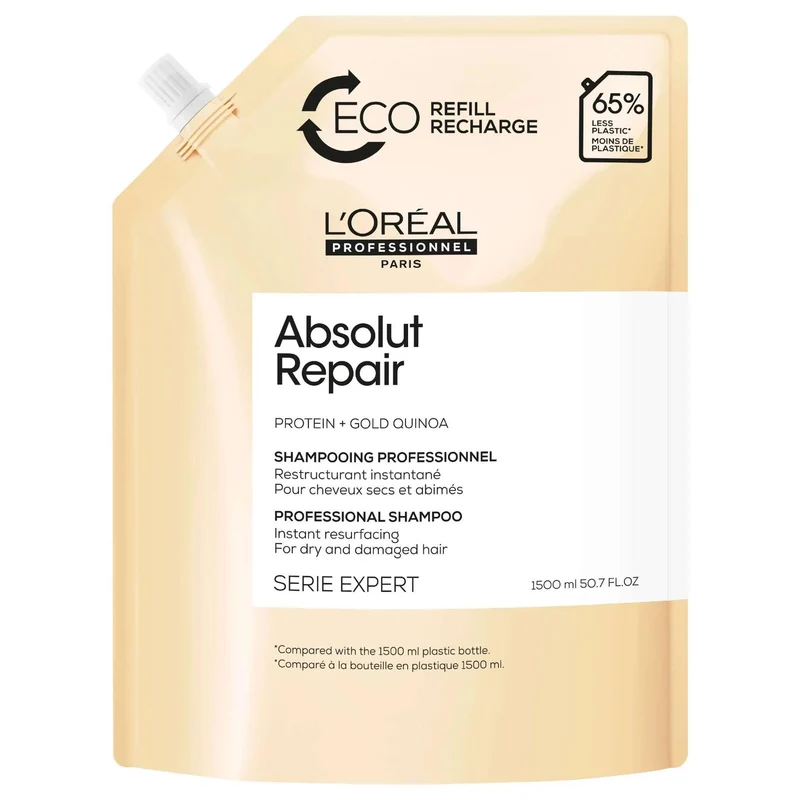 Loreal Expert Absolut Repair Shampoo Capelli Molto Sfibrati - Ricarica 1500ml
