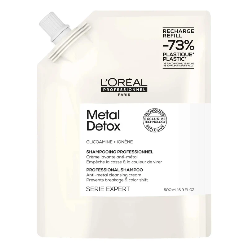 Loreal Serie Expert Metal Detox Shampoo Anti Metallo - Ricarica 500ml