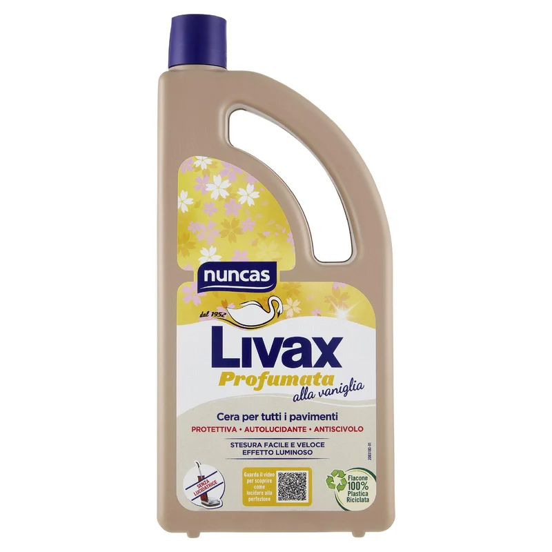 nuncas Livax Profumata alla vaniglia Cera per tutti i pavimenti 1 l
