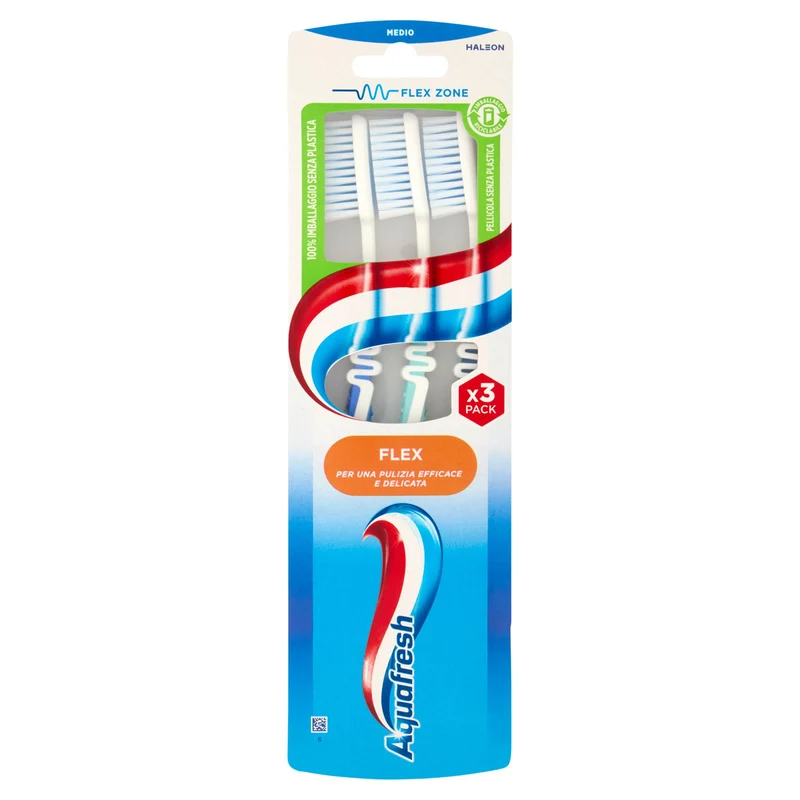Aquafresh Spazzolino Flex Medio - 3pz