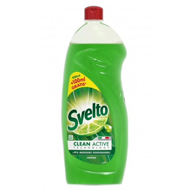 Svelto Clean Active Detersivo Piatti 1030ml - Limone