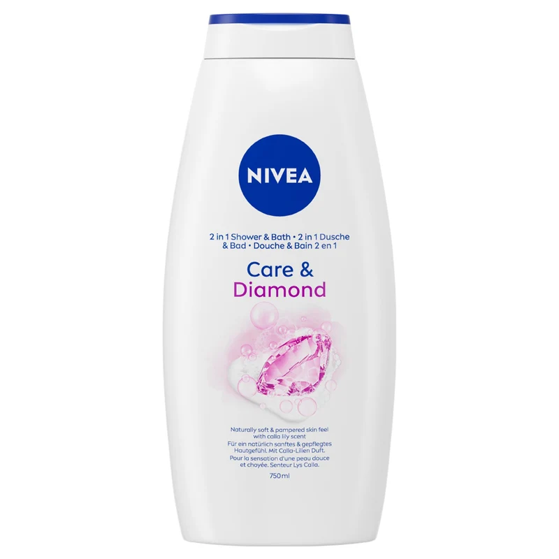 Nivea Bagno Doccia Care e Diamond - 750ml