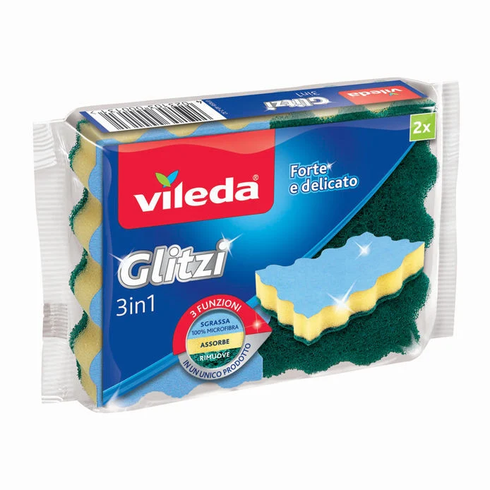 Vileda Spugna Glitzi 3in1