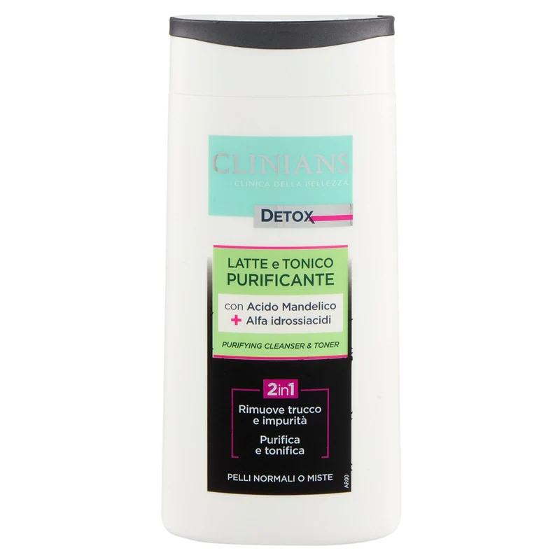 Clinians Detox Latte e Tonico Purificante 2in1 200 mL