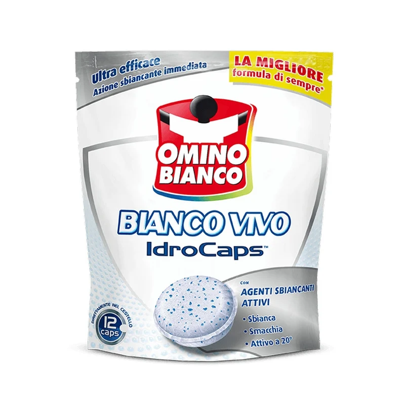 Omino Bianco Idrocaps White 12Pz