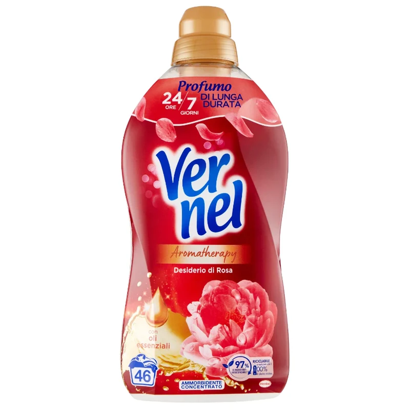 Vernel Ammorbidente Concentrato 46 Lavaggi - Desiderio di Rosa