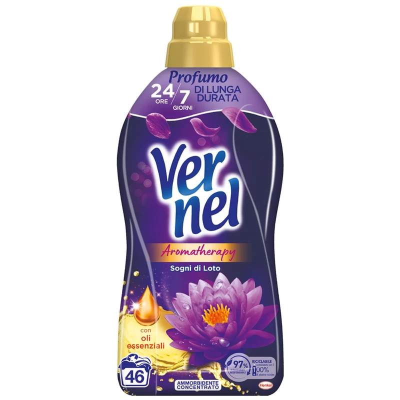 Vernel Ammorbidente Concentrato 46 Lavaggi - Sogni di Loto