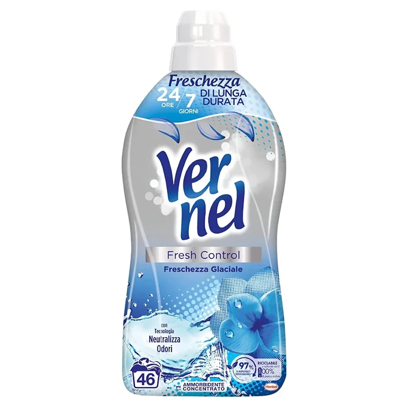 Vernel Ammorbidente Concentrato 46 Lavaggi - Freschezza Glaciale