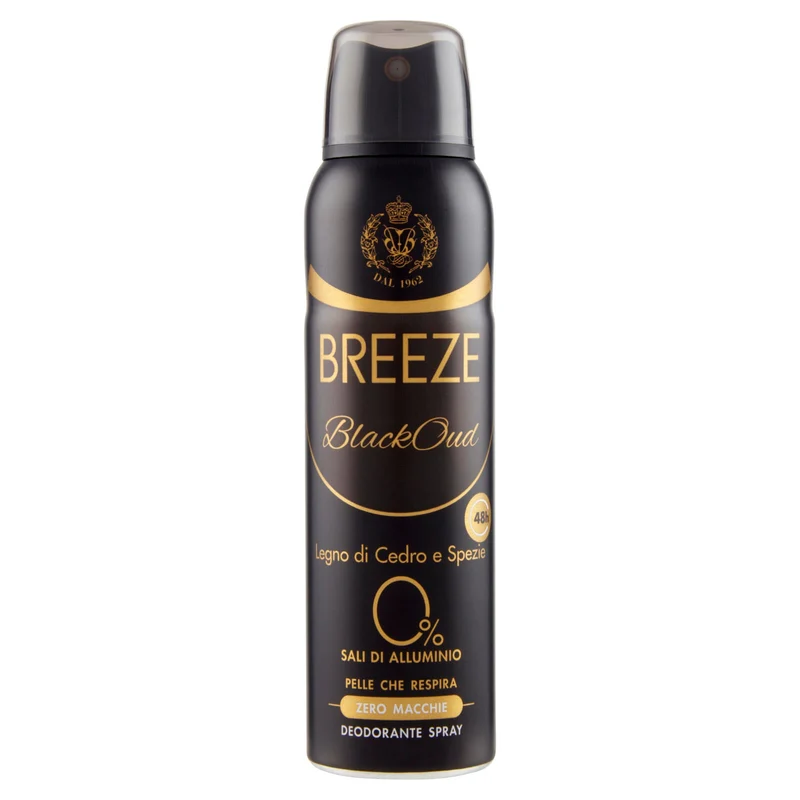Breeze BlackOud Legno di Cedro e Spezie Deodorante Spray 150 mL