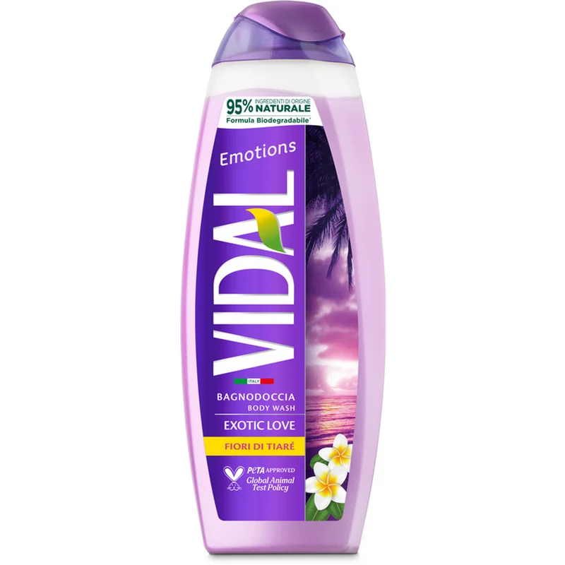 Vidal - Bagno Schiuma Emot.Fiori Tiaré - 500 Ml