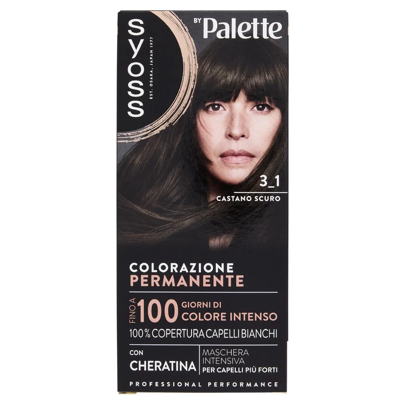 Syoss By Palette Colorazione Permanente 3_1 Castano Scuro