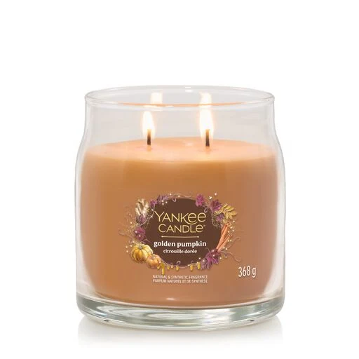 Yankee candle - Giara media Signature Golden Pumpkin