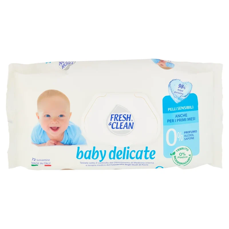Fresh & Clean baby pediatric Salviettine 72 pz