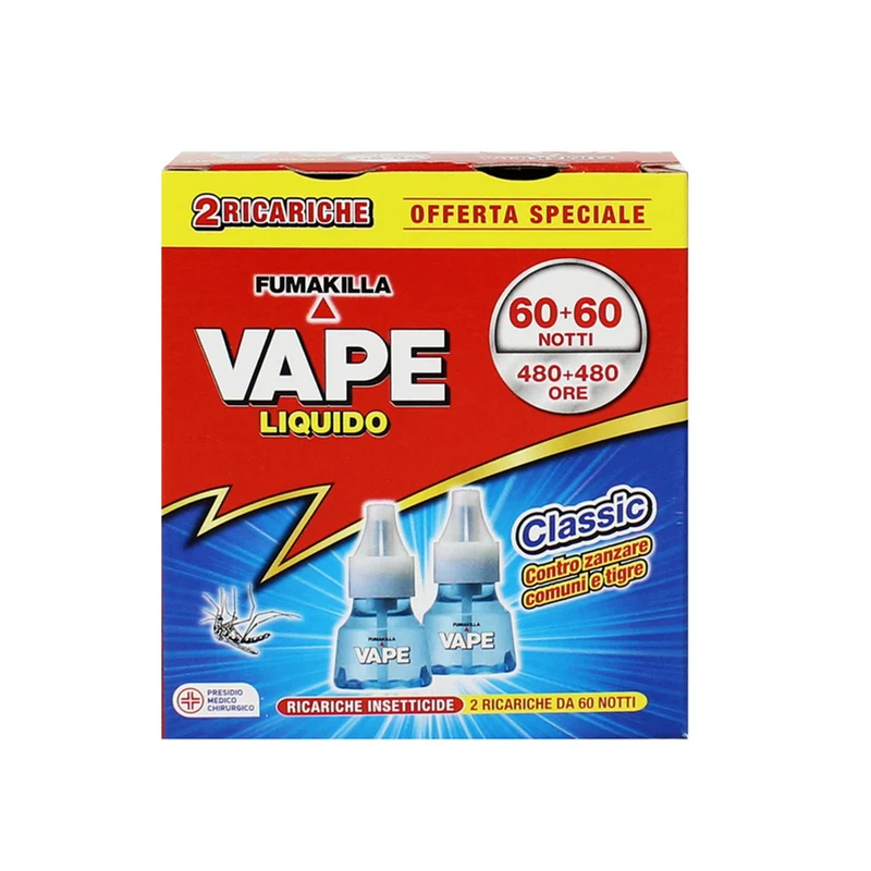 Vape - Liquido Ricarica 60 Notti Classic - 2 Pezzi
