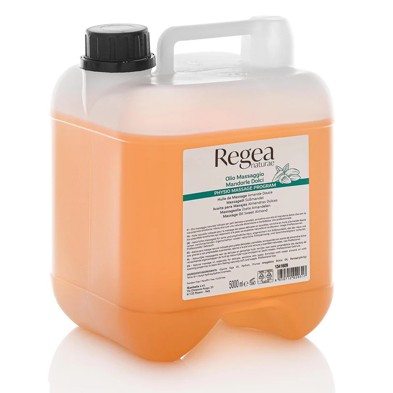 Regea Naturae Olio Massaggio Mandorle Dolci - Tanica 5 Litri