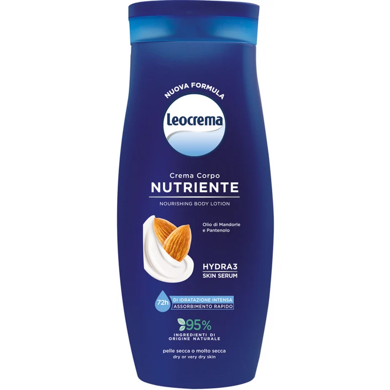 Leocrema - Crema Corpo Nutriente Fluida (Olio Mandorle & Pantenolo) - 250ml