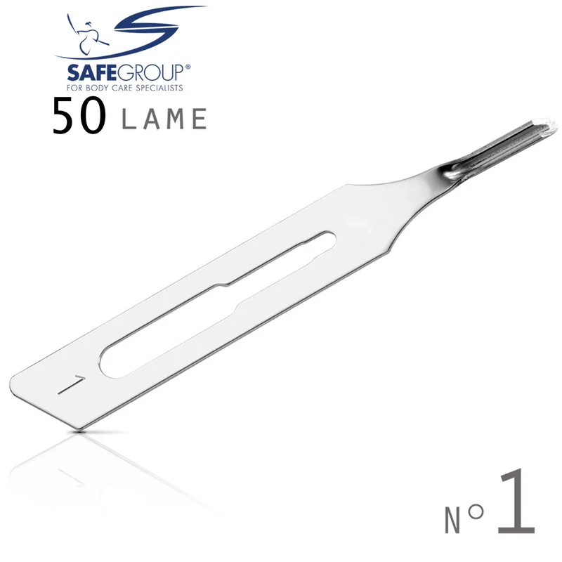 Safe Lame Sgorbie Sterili 50pz - n.1