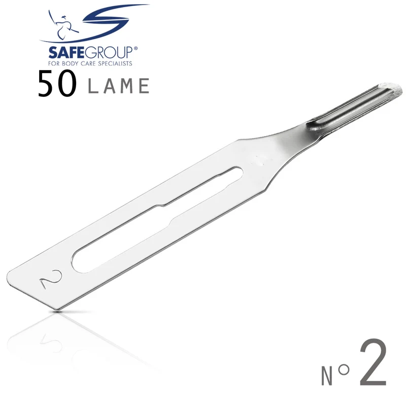 Safe Lame Sgorbie Sterili 50pz - n.2