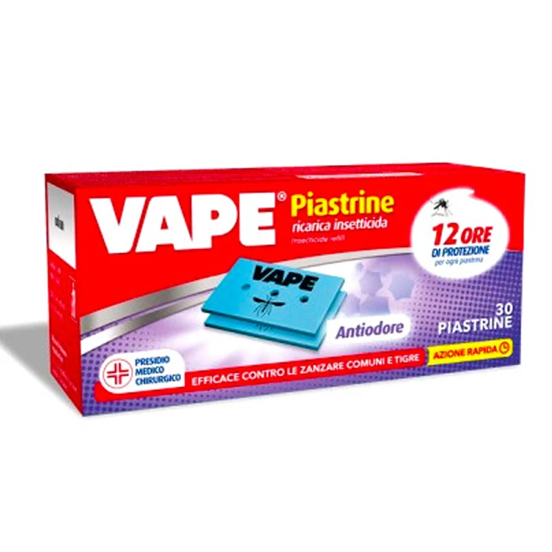 Vape Piastrine Anti Zanzare 30pz - Antiodore