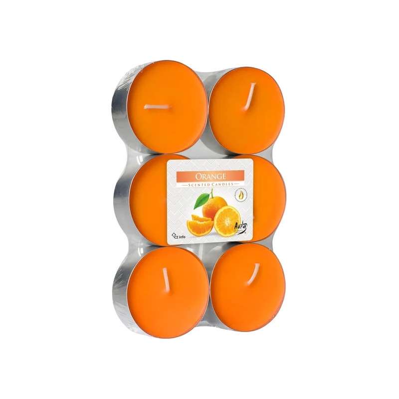 Bispol® Tealights Profumate Maxi 6Pz Arancia